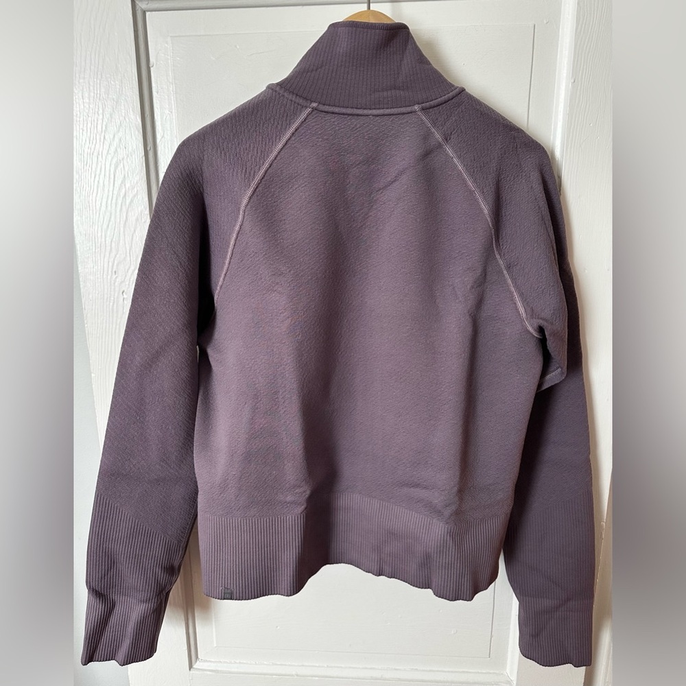 Lululemon End State Full Zip Jacket Dusky Lavendar Sz 10 - Picture 6 of 12